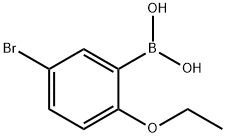 5-ブロモ-2-エトキシフェニルボロン酸 化学構造式