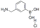 3-(アミノメチル)フェニルボロン酸塩酸塩 化学構造式