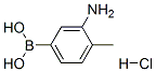 3-AMINO-4-METHYLPHENYLBORONIC ACID, HCL, 352525-95-2, 结构式