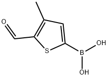 5-Formyl-4-methylthiophene-2-boronic acid, 97% Structure