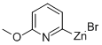 6-METHOXY-2-PYRIDYLZINC BROMIDE Structure