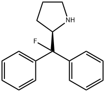 (R)-(+)-2-(氟二苯甲基)吡咯烷,352535-00-3,结构式