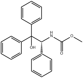 (R)-(+)-N-CARBOMETHOXY-2-AMINO-1,1,2-TRIPHENYLETHANOL Structure