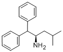 (R)-(+)-2-AMINO-4-METHYL-1,1-DIPHENYLPENTANE Structure