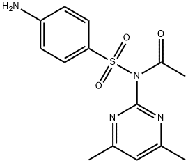 N-acetylsulfamethazine Struktur