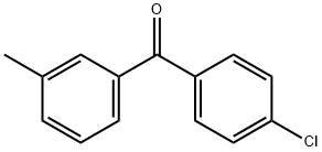 4-クロロ-3'-メチルベンゾフェノン 化学構造式