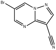 6-BROMO-PYRAZOLO[1,5-A]PYRIMIDINE-3-CARBONITRILE Structure