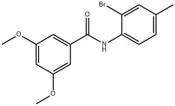 N-(2-bromo-4-methylphenyl)-3,5-dimethoxybenzamide