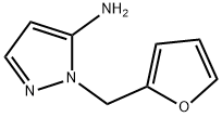 1-(2-フリルメチル)-1H-ピラゾール-5-アミン 化学構造式