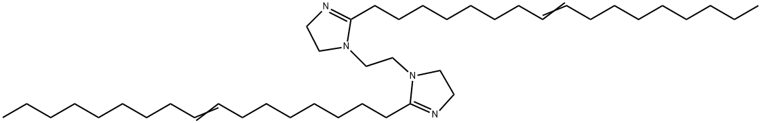 1,1'-Ethylenebis[2-(8-heptadecenyl)-2-imidazoline] Struktur