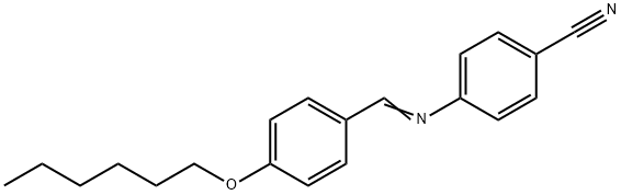 p-己氧基苄烯-p-氨基苄腈,35280-78-5,结构式