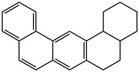 1,2,3,4,4a,5,6,14b-Octahydrodibenz[a,j]anthracene Struktur