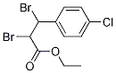 Benzenepropanoic acid, .alpha.,.beta.-dibroMo-4-chloro-, ethyl e Structure