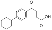 4-シクロヘキシル-α-オキソベンゼンブタン酸 化学構造式