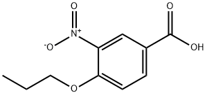 3-硝基-4-丙氧基苯甲酸, 35288-44-9, 结构式