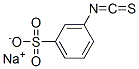 3-Isothiocyanatobenzenesulfonic acid sodium salt Struktur