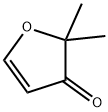 2,2-ジメチル-3(2H)-フラノン 化学構造式