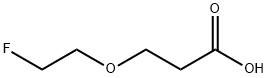 3-(2-Fluoroethoxy)propionic acid 结构式