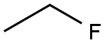 Ethyl fluoride Structure