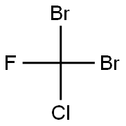 CHLORODIBROMOFLUOROMETHANE Structure