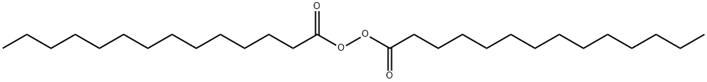 ジテトラデカノイルペルオキシド 化学構造式