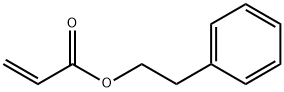 2-苯基乙基 丙烯酸酯, 3530-36-7, 结构式