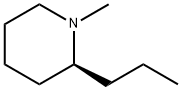 (2S)-1-メチル-2-プロピルピペリジン 化学構造式