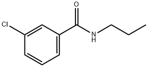 3-氯-N-丙基苯甲酰胺, 35306-50-4, 结构式