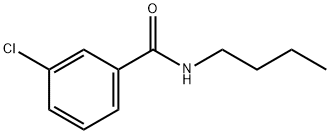 N-N-ブチル-3-クロロベンズアミド 化学構造式