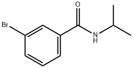 3-ブロモ-N-イソプロピルベンズアミド 化学構造式