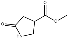 5-オキソピロリジン-3-カルボン酸メチル 化学構造式