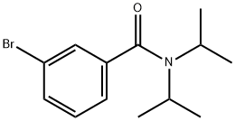 3-溴-N,N-二异丙基苯甲酰胺 结构式