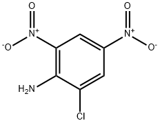 2-氯-4,6-二硝基苯胺, 3531-19-9, 结构式