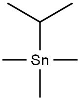 Isopropyltrimethylstannane Structure