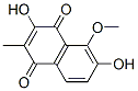 3,6-Dihydroxy-5-methoxy-2-methyl-1,4-naphthalenedione 结构式