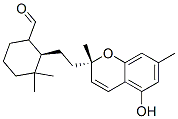 (2R)-2-[2-[(2S)-5-Hydroxy-2,7-dimethyl-2H-1-benzopyran-2-yl]ethyl]-3,3-dimethylcyclohexanecarbaldehyde Structure