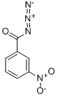 3-硝基苯甲酰叠氮化物, 3532-31-8, 结构式