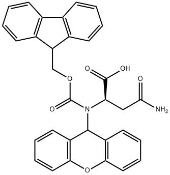 FMOC-D-ASN(XAN)-OH Structure