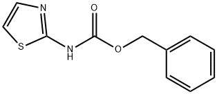 Carbamic acid, 2-thiazolyl-, phenylmethyl ester (9CI) Struktur