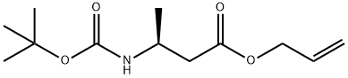 BOC-L-BETA-HOMOALANINE ALLYL ESTER Structure