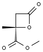 2-Oxetanecarboxylicacid,2-methyl-4-oxo-,methylester,(2S)-(9CI) 化学構造式