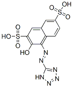 3-Hydroxy-4-(1H-tetrazol-5-ylazo)-2,7-naphthalenedisulfonic acid Structure
