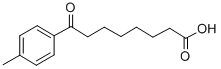 8-(4-メチルフェニル)-8-オキソオクタン酸 化学構造式
