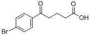 5-(4-ブロモフェニル)-5-オキソ吉草酸 化学構造式
