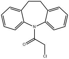2-CHLORO-1-(10,11-DIHYDRO-DIBENZO[B,F]AZEPIN-5-YL)-ETHANONE 化学構造式