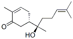 (5S)-5-[(R)-1-ヒドロキシ-1,5-ジメチル-4-ヘキセニル]-2-メチル-2-シクロヘキセン-1-オン 化学構造式