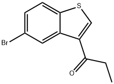 3-Propanoyl-5-bromo-benzo[b]thiophene 结构式