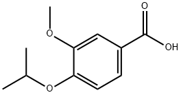 4-异丙氧基-3-甲氧基苯甲酸, 3535-33-9, 结构式