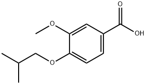 4-イソブトキシ-3-メトキシ安息香酸 化学構造式
