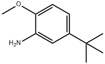 2-氨基-4-叔丁基苯甲醚, 3535-88-4, 结构式